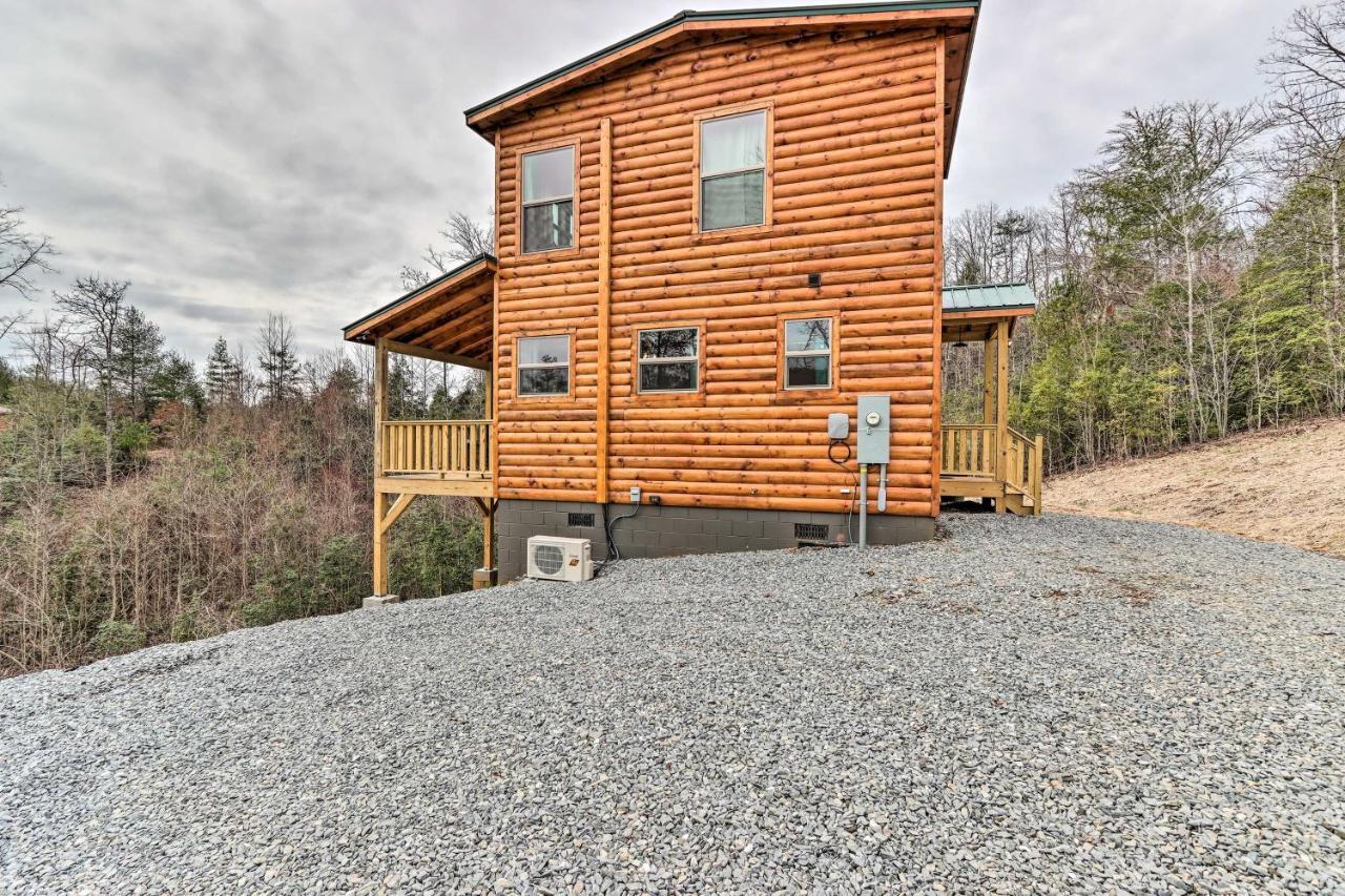 Cozy Mtn Cabin Spacious Deck And Forest Views! Murphy Kültér fotó